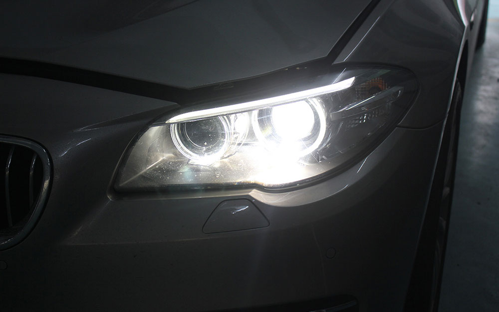 宝马五系改海拉6,宝马五系改灯18款