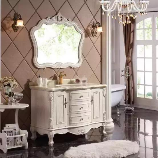 浴柜小户型欧式,卫浴欧式风格浴室柜效果图