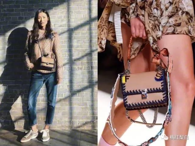 刘雯背的水桶包,刘雯旅行背的包