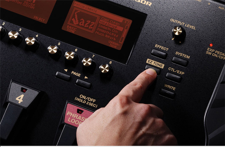 bossgt100电吉他效果器教学,boss吉他效果器gt100