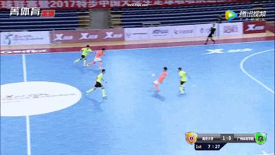 中国五人制足球大学生南区赛,校园足球5人制足球进攻跑位