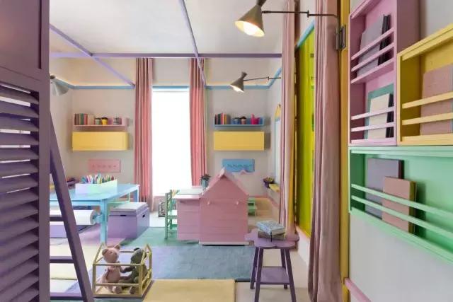 小型儿童房设计图,水泥装修风格儿童房