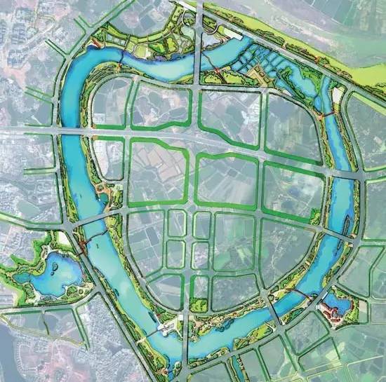 金山湖旁边新建的学校,金山湖教育基地