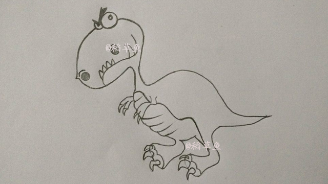 三岁以上的小朋友画简笔画恐龙,简笔画飞天恐龙带翅膀的恐龙