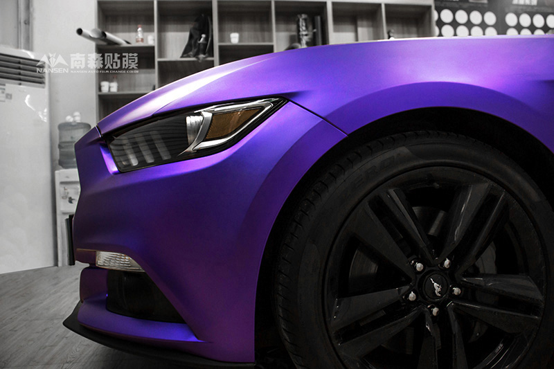 福特野马推荐贴膜颜色,新款福特野马车头贴膜