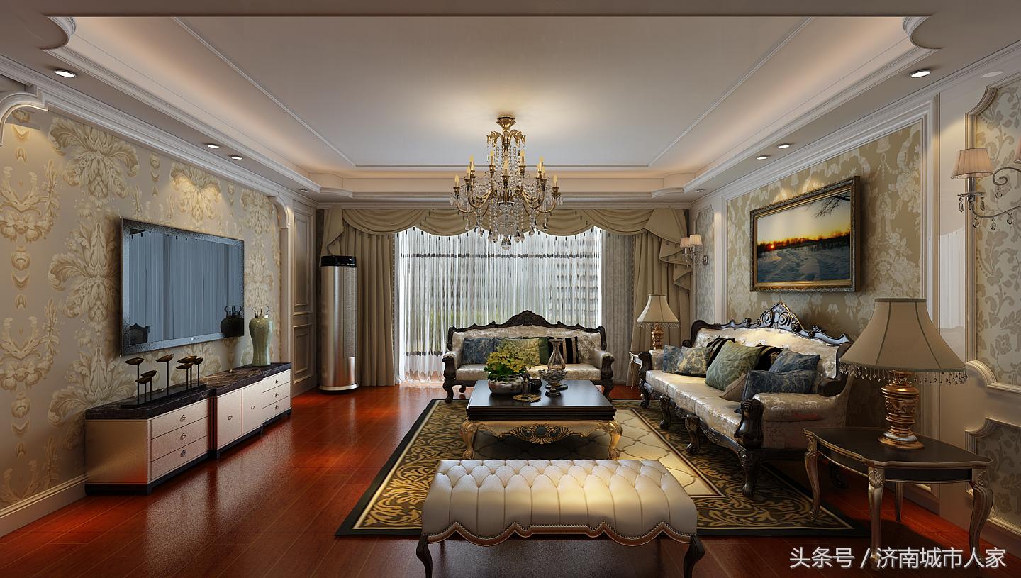 济南紫御东郡2室装修,济南中海紫御东郡四室