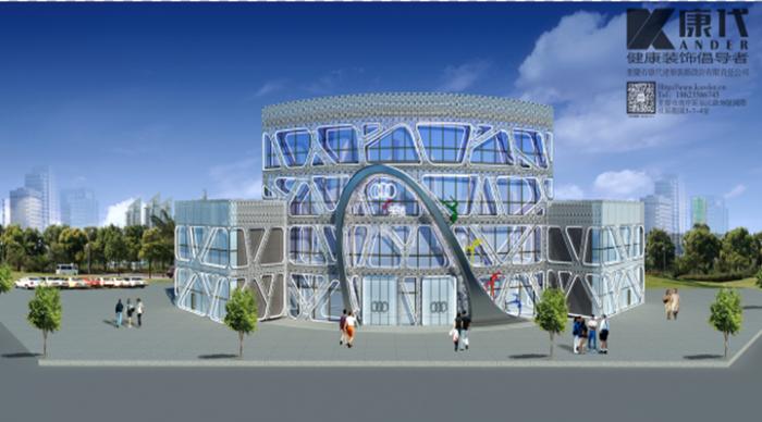 健身房整体装修效果图,健身房装修风格图片