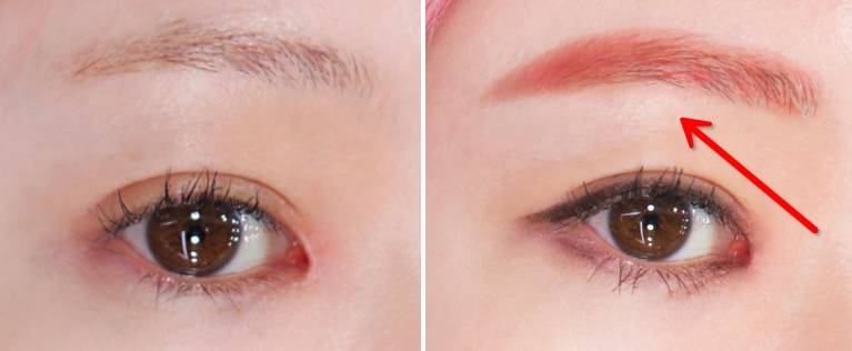 流星眉的化妆方法,流星眉妆容