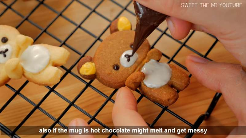 风靡韩国的小熊饼干杯缘子，最适合妈妈和孩子一起做