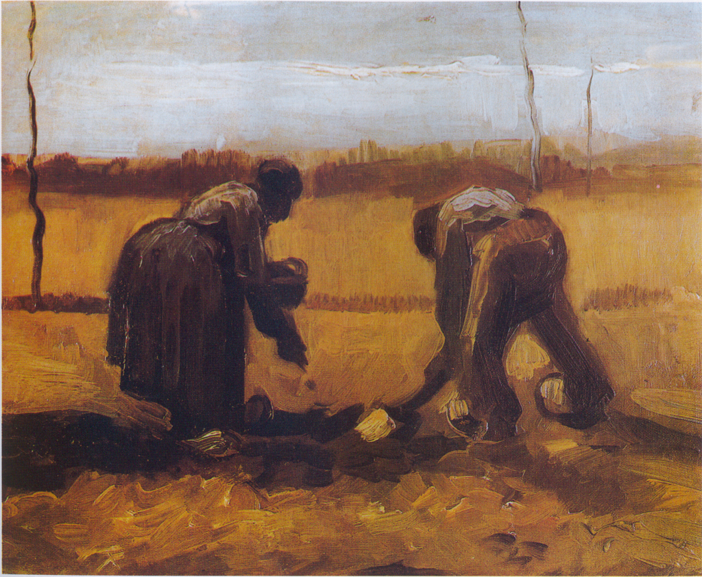 纽约大都会博物馆梵高向日葵油画,梵高非凡人生油画作品