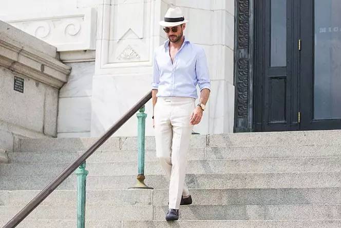 男生穿亚麻为什么很文艺,男人穿亚麻衬衫