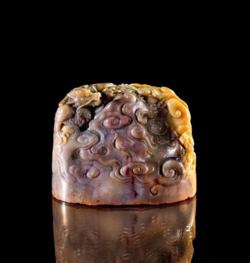 文藏物志,昌化鸡血石大红袍印章