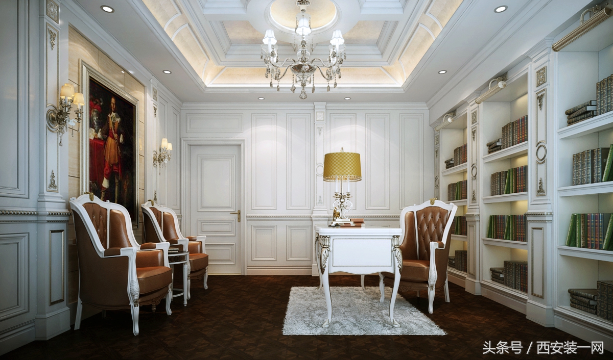 曲江紫汀苑150平米整体风格体现了欧式的华美，也很有现代感