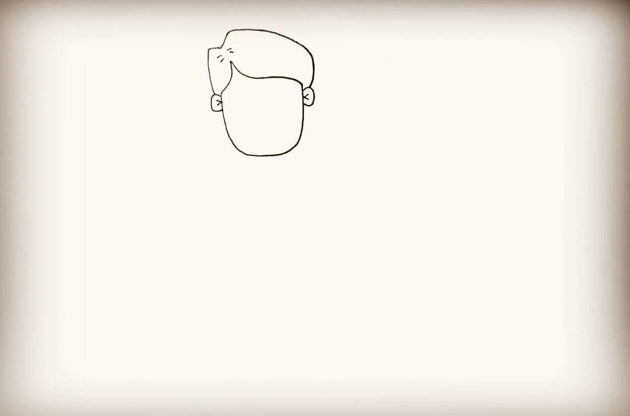 简笔画爸爸教程幼儿园,爸爸工作简笔画