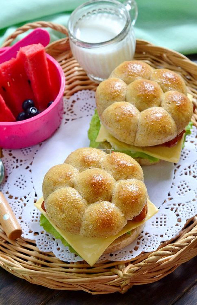 好吃的汉堡包宝宝,小孩能放心吃的汉堡包