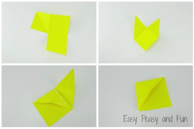 类似折法的边角书签,书签折纸制作幼儿园简单好看