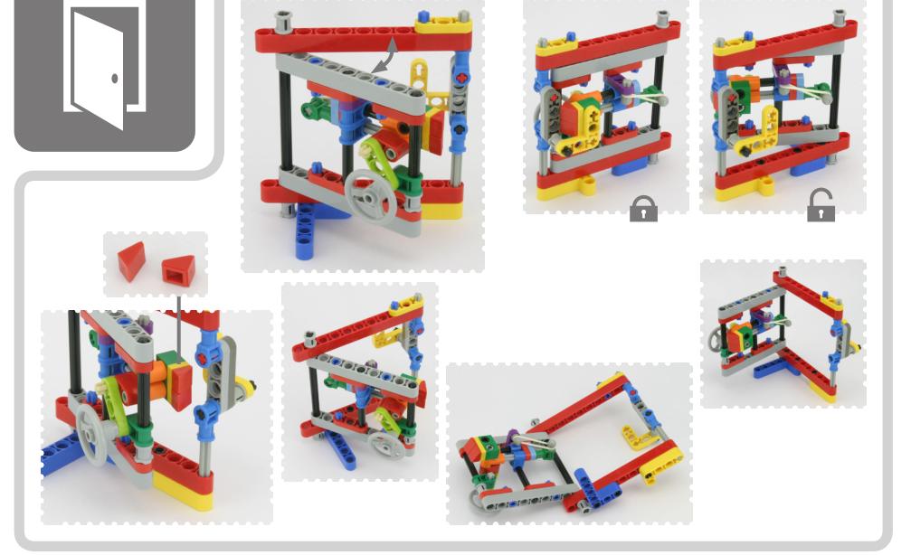 乐高门拼装教程,乐高门制作