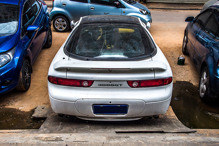 中国还能上路的三菱3000gt,老款三菱3000gt