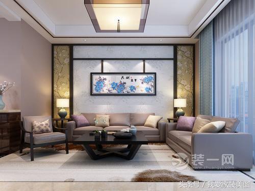 典雅禅韵中式装修效果图,圣世一品中式风格装修