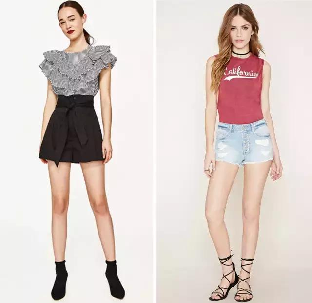 短裤怎么挑过膝的,短裤怎么选显瘦