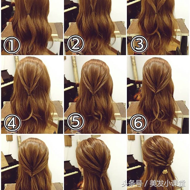 编发教程美出高级感日常编发,编发教程每日分享简单编发