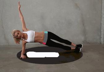 锻炼腰肌平板支撑12种训练,腰部肌肉锻炼动作平板支撑