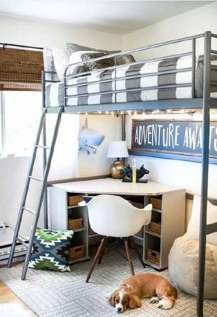 小户型阁楼式床稳固,小户型便宜又实用的床