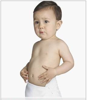 宝宝肚子为什么圆圆的,宝宝肚子圆鼓鼓的怎么回事