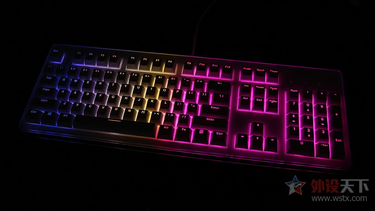 这款键盘有点厉害:可调键程、可在右上方组装乐高模型,最重要的是它有10种灯效