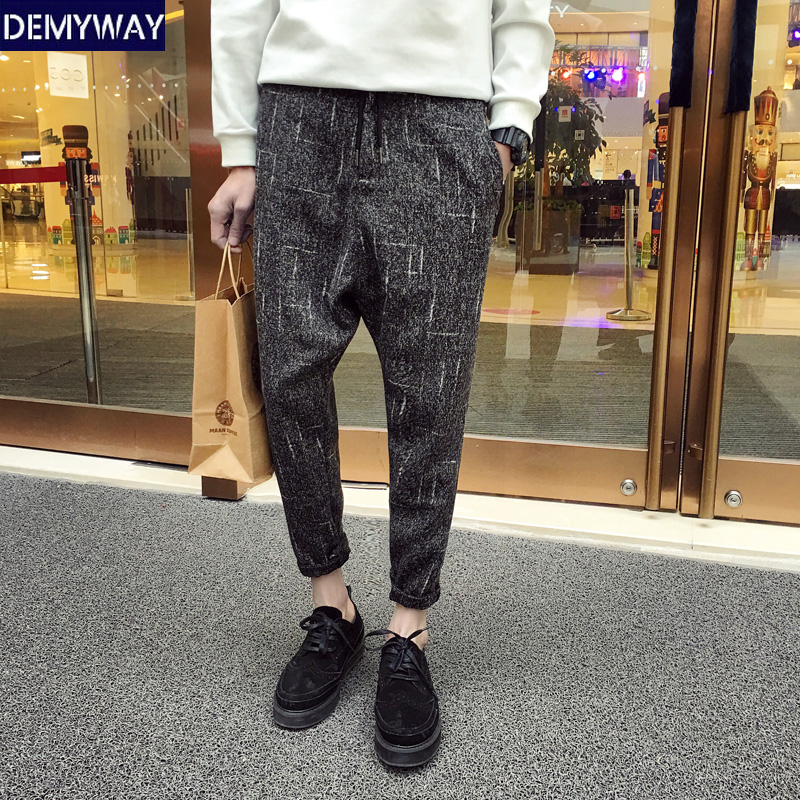 今年冬款最有个性的哈伦裤小脚裤,今年最火的哈伦裤加厚小脚裤