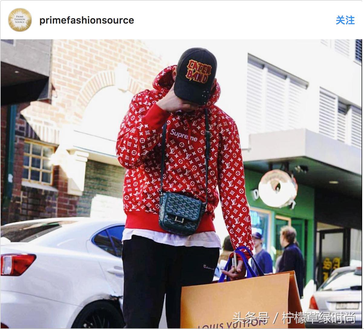 lv鑱斿悕supreme楣挎櫁,lvxsupreme璧扮