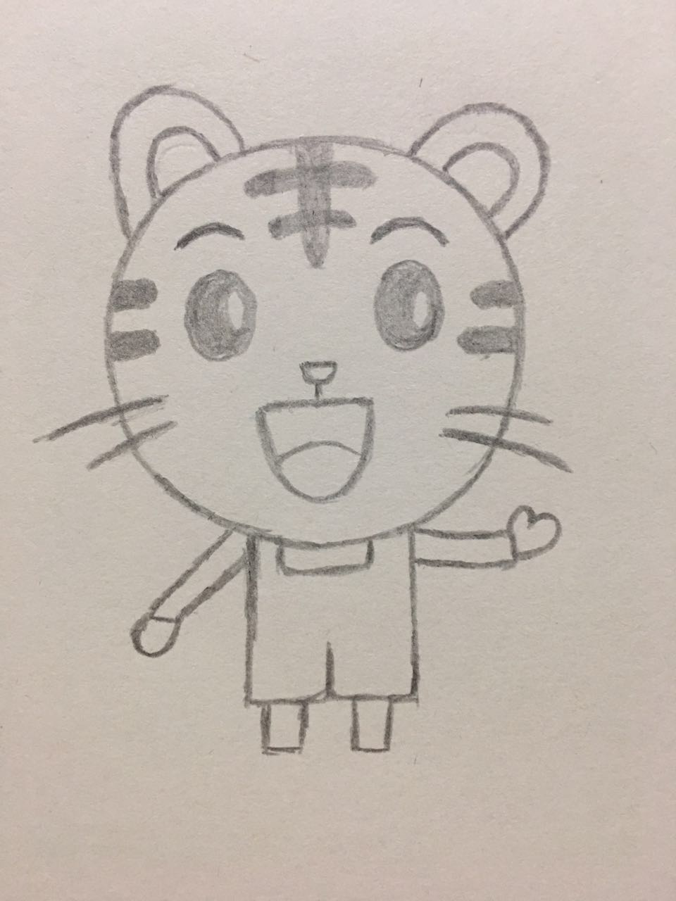 巧虎一家简笔画,巧虎和小花简笔画