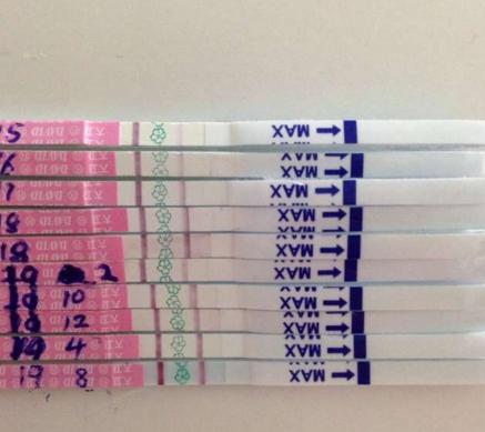 备孕成功后分享试纸,备孕6年终于怀上了