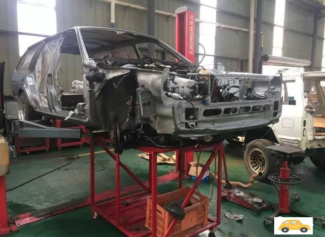 大众桑塔纳汽车修复翻新,大众新桑塔纳修复漆