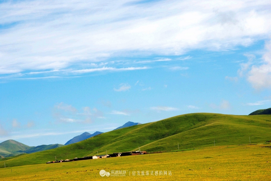 川西高原的真实照,高原天空之镜