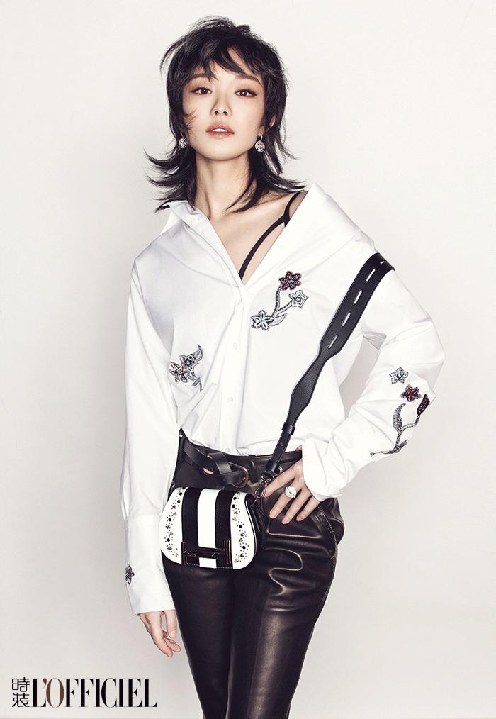 倪妮被谁捧红,倪妮封面图片