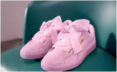 puma蕾哈娜蝴蝶结款2019,puma鞋子黑色蕾哈娜