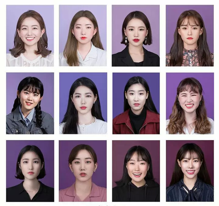 韩国证件照化妆吗,韩国照身份证