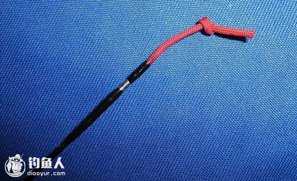 手竿鱼线怎么绑竿子上,钓鱼线与竿的绑法图解
