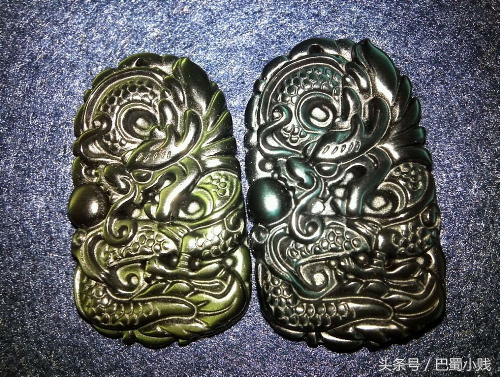 黑曜石牌真假鉴别,带彩虹眼的黑曜石有假货吗