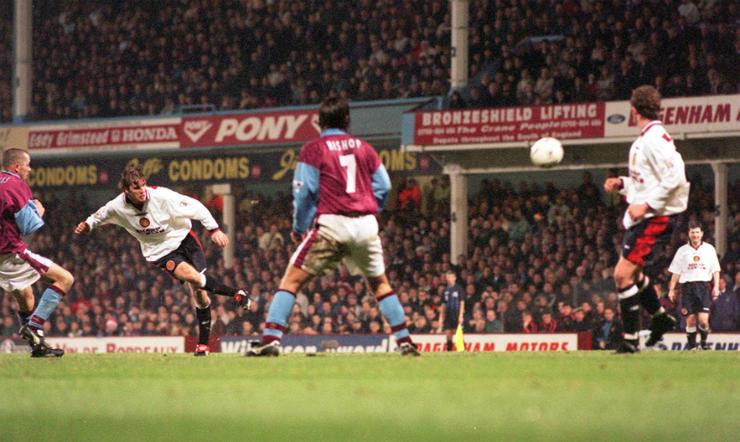 96年贝克汉姆中场吊射,贝克汉姆17岁中场吊射惊艳全英伦