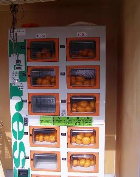 日本自动贩卖机卖寿司,日本饮料自动贩卖机