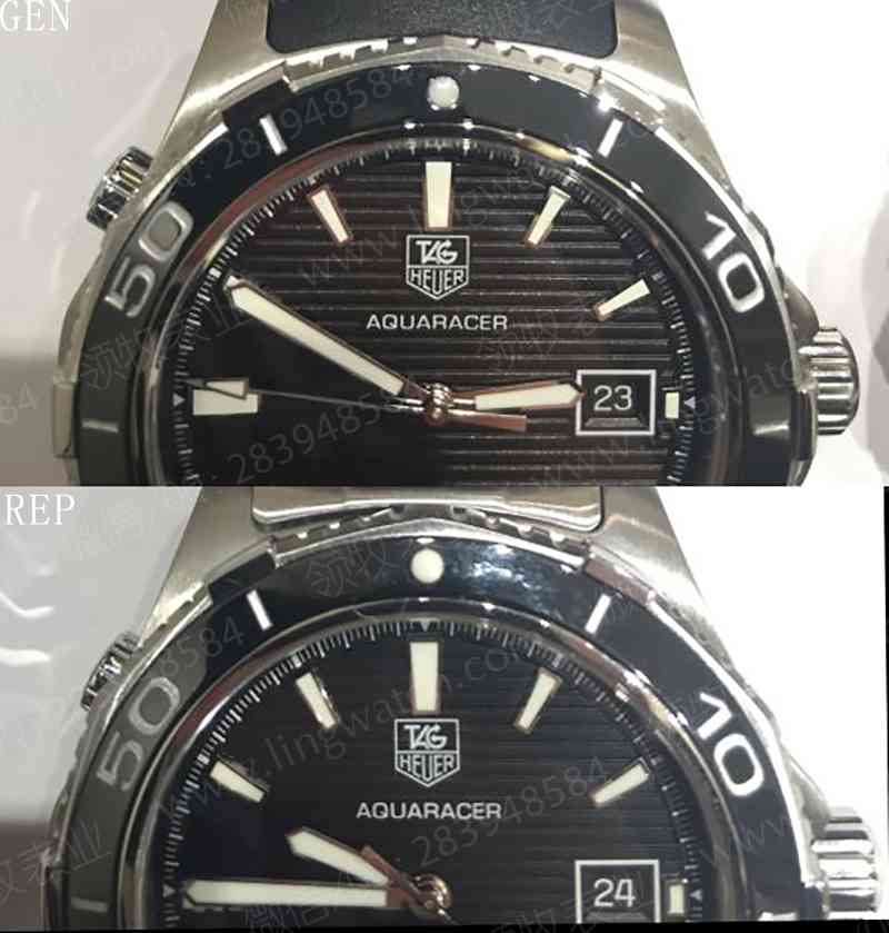 专柜人员提醒:网上代购港版泰格豪雅腕表90%都是仿品!