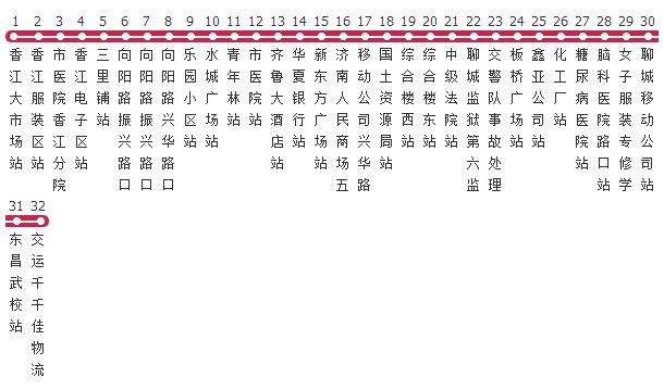 聊城公交线路一览表在哪看,聊城市公交线路查询12路
