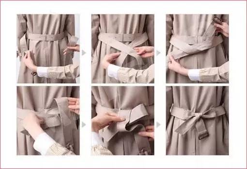 风衣腰带系法蝴蝶结慢动作最简单,风衣的腰带蝴蝶结怎么系