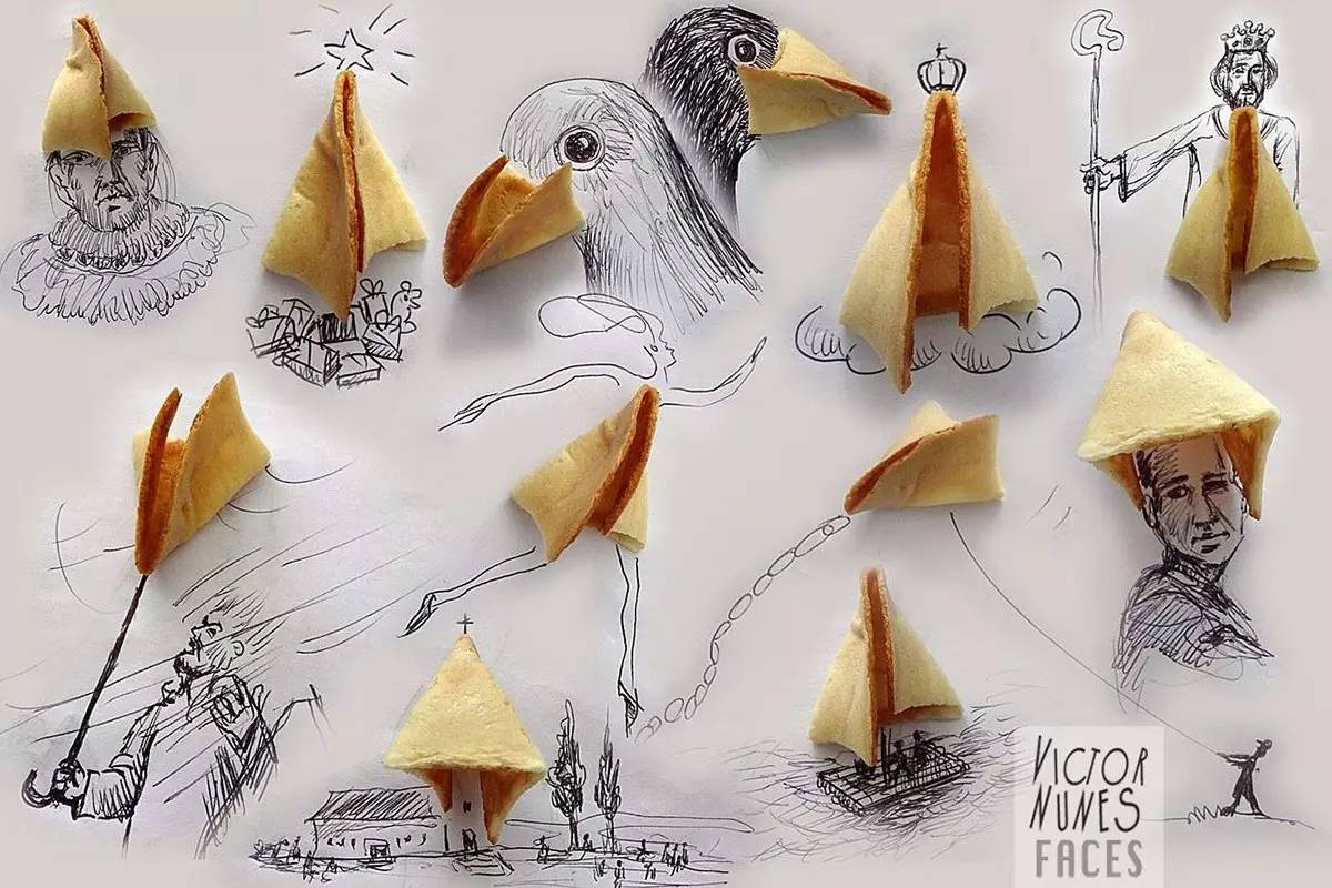 100幅治愈系铅笔小插画,铅笔创意插画