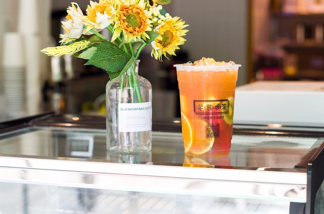 水果茶网红杯一次性,500g网红水果茶