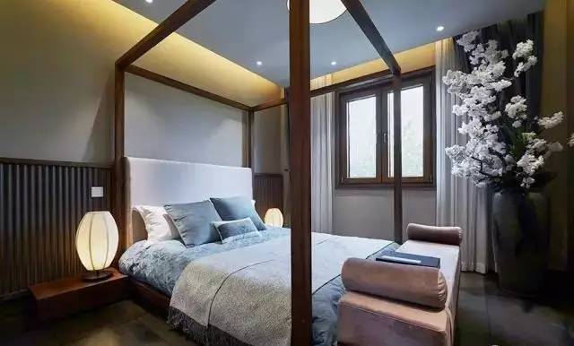 118平米中式三层四合院设计图,轻钢别墅新中式四合院