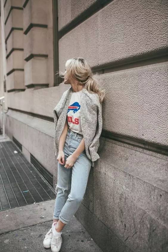 九分裤运动鞋初秋时髦舒适最佳cp,休闲九分裤配高帮运动鞋