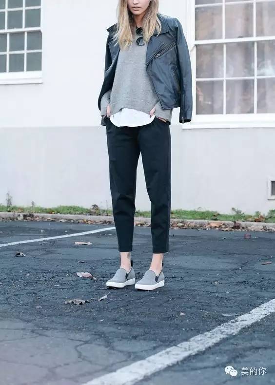 九分裤运动鞋初秋时髦舒适最佳cp,休闲九分裤配高帮运动鞋